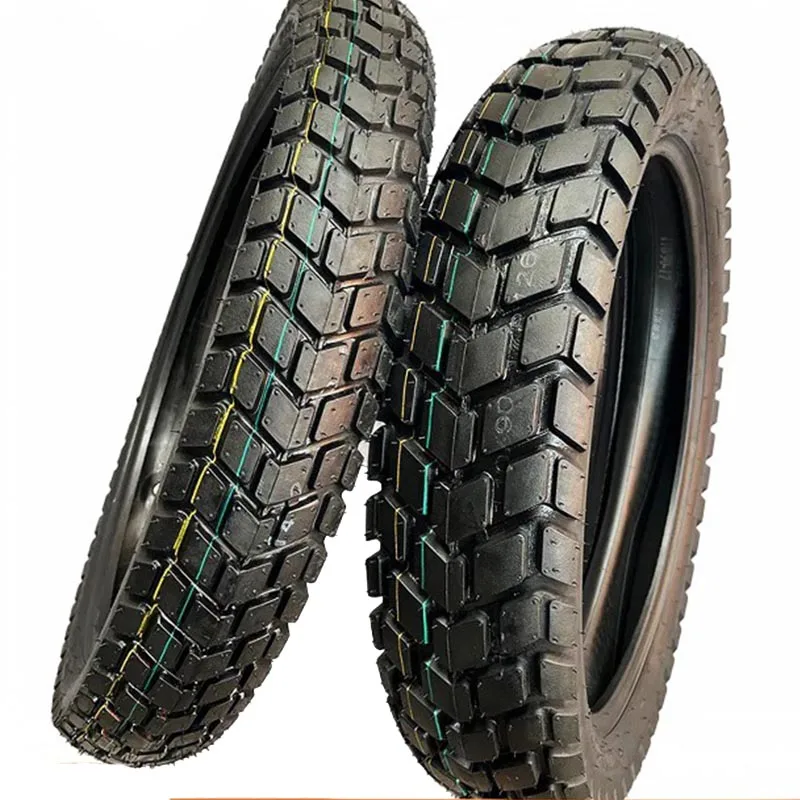 Off-Road Motorcycle Tires Modification Parts: Tires—Front 90/90-19, Rear 110/90-17, Non-Slip Inner and Outer Tires