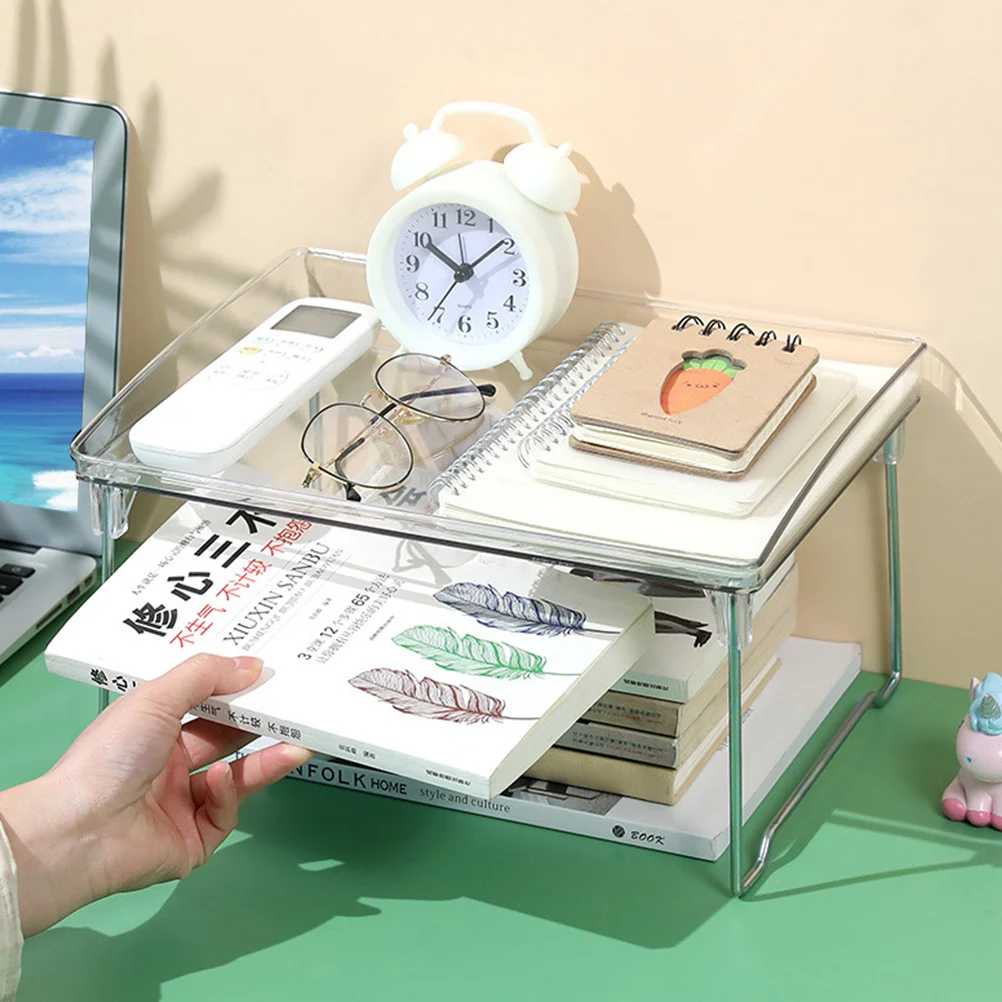 

Expandable Seasoning Storage Rack Shelf Organizer for Pantry Cabinet Cups Cosmetics Sundries Adjustable Kitchen Container