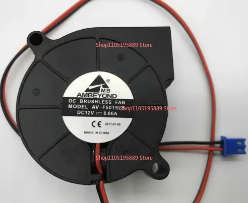 New Original For AV-F5015LS 5cm 12V 0.06A Universal 5015 Humidifier Dedicated Fan Centrifugal Turbo Blower Cooling Cooler