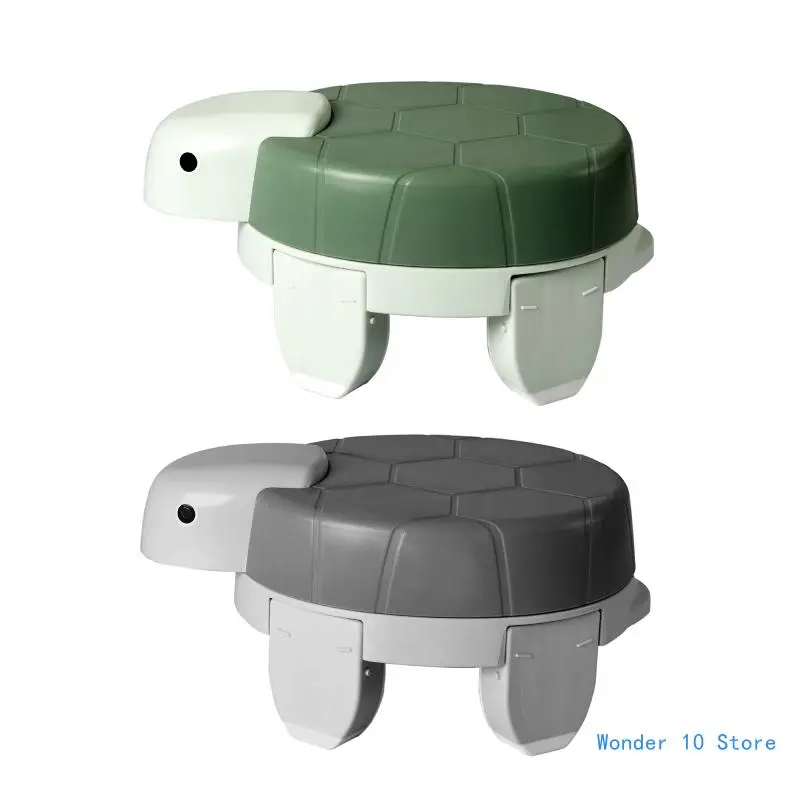 

for Turtle Shaped Portable Potty Foldable Removable Toddler Toilet Sitting for Seat for Kids Girls Boys Early Learning Potty