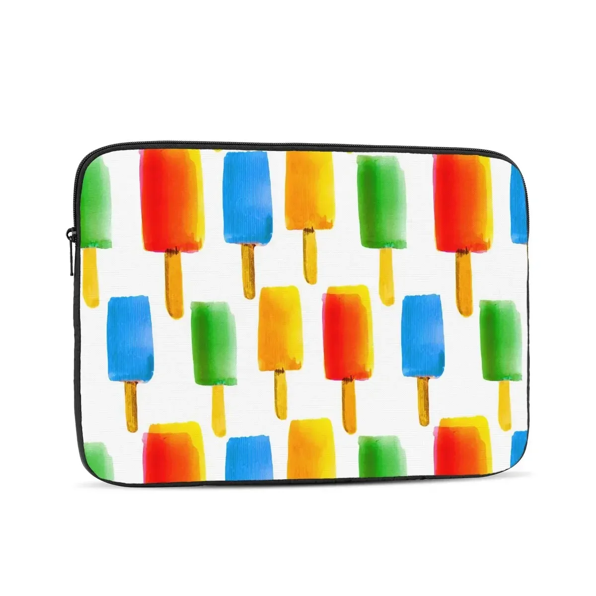 

Watercolor with Ice Cream on Stick Computer Ipad Laptop Cover Case Laptop Sleeve Bag Portable Cover Fundas Pouch