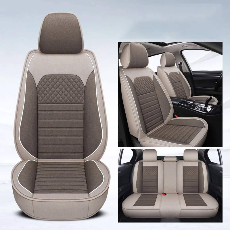 

Car Seat Cover Linen fiber For Chrysler 300c Sebring PT Cruiser Grand Voyager 300s Automobiles Accessories Car Styling