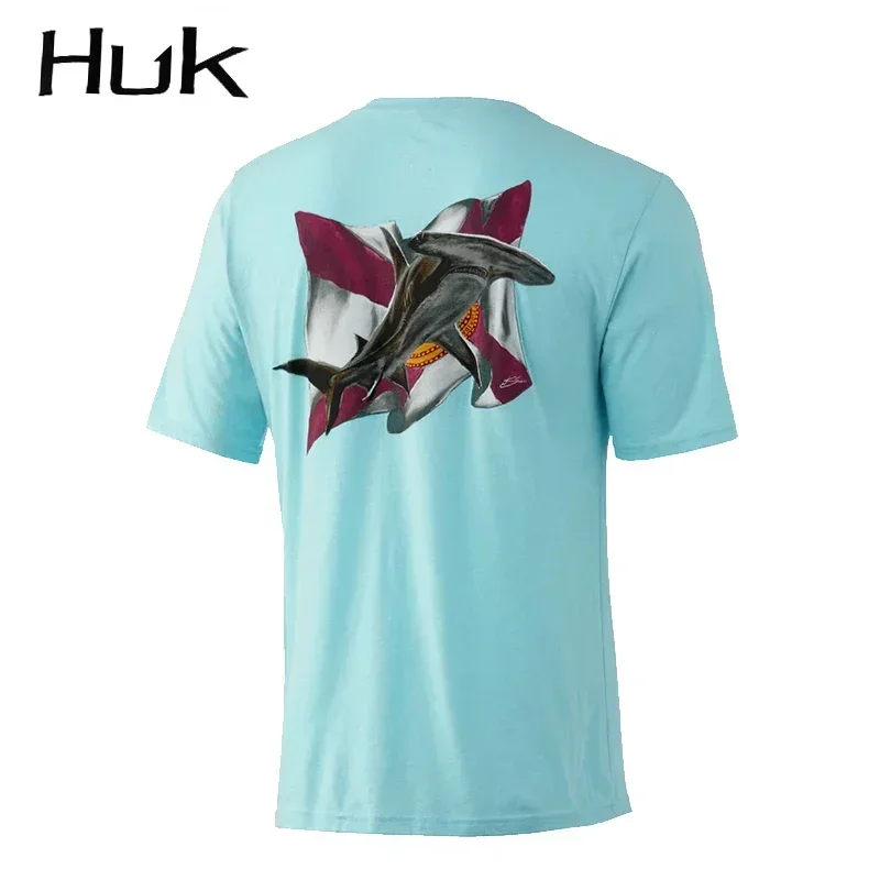 قمصان الصيد الصيفية قصيرة الأكمام الأشعة فوق البنفسجية حماية تي شيرت Camisa De Pesca UPF 50 التنزه الفانيلة سريعة الجافة الصيد القمم