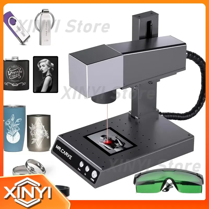 for MR.CARVE M1 2W Fiber Jewelry Engraver Small Engraving Machine Marking Name Logo Necklace Home Use Machines