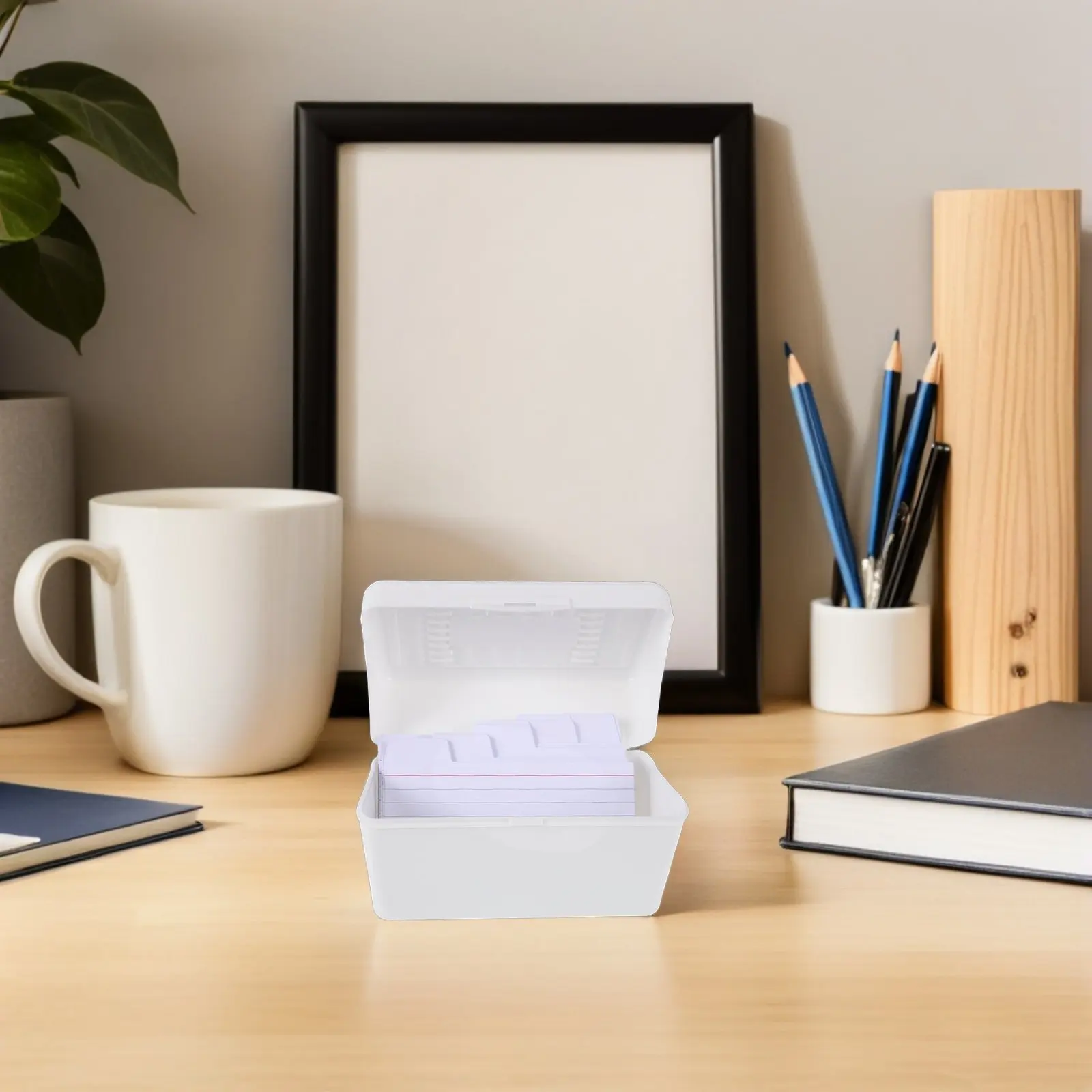 50Pcs Index Cards 3 Inch Lined Portable Flashcards Storage Box Note Cards Study Materials Vocabulary Memorization Learning