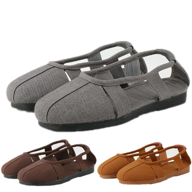 Men And Women Temples Comfortable Fancy Shoes Monk Arhat Odor Proof And Breathable Shoe In Summer OX Tendon Sole Nun Shoes