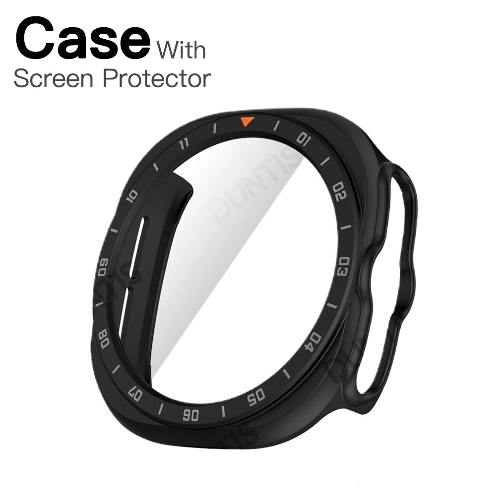 Schutzhülle für Samsung Galaxy Watch Ultra 2 47MM Gehärtetes Glas Displayschutz + Harter PC-Stoßfängerschutz Zubehör – Detail 2