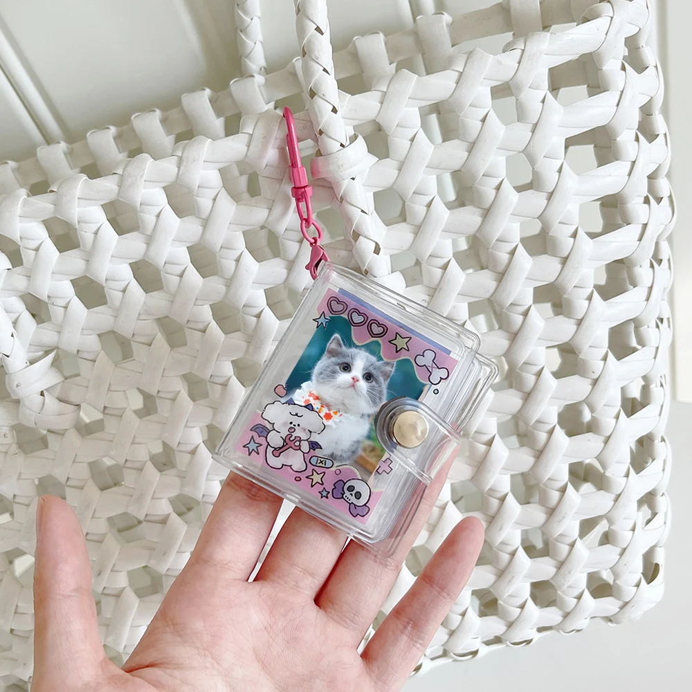 Porte-Photo Transparent de 2 Pouces, Mini Album, Pendentif, Certificat, Stockage