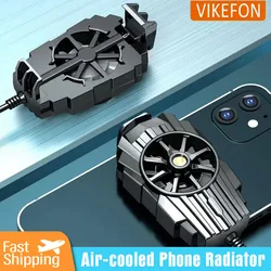 Mini Air-cooled Mobile Phone Radiator Portable Back Clip Cooling Fan for Live Genshin Impact PUBG Game Accessories Phone Cooler