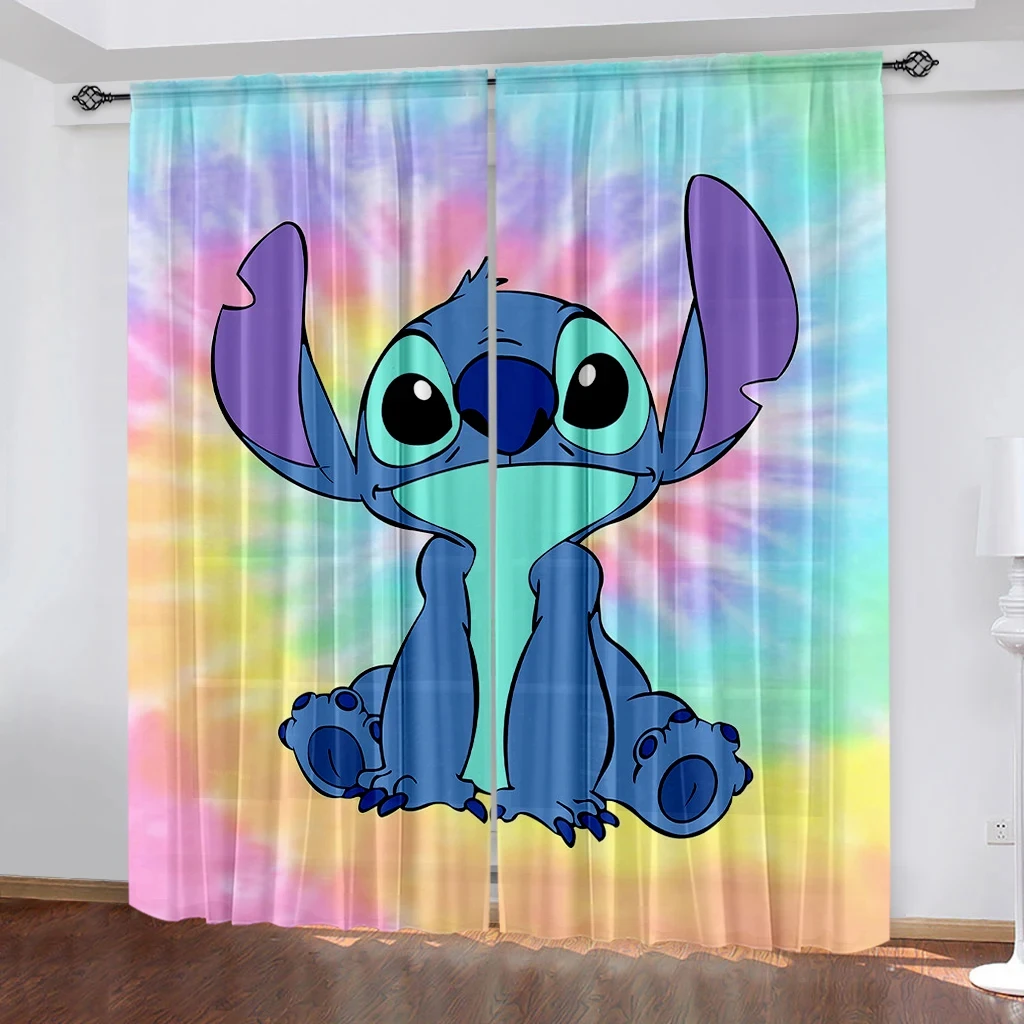 Animated Cartoon 3d Printed Curtains Hooks or Rings Top Suitable for Bedroom Boy and Girl Room Kitchen Living Room