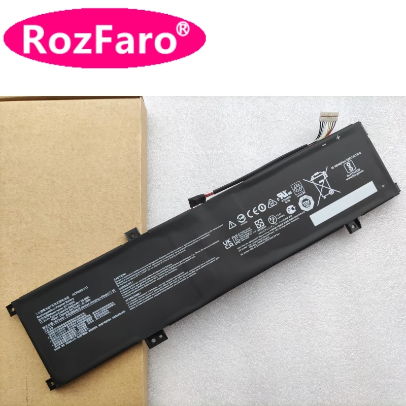 RozFaro BTY-M55 Battery For Msi Alpha 15 Pulse 17 B5EX B5EEK GP77 A3DDK A4DEK GL66 GL76 12UGK Sword 15 A11UG Crosshair 15 B12UGZ