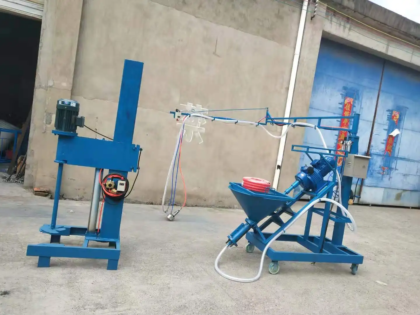 GRC Fiberglass Spraying Machine Wet Cement  Glass Fiber Spraying Device