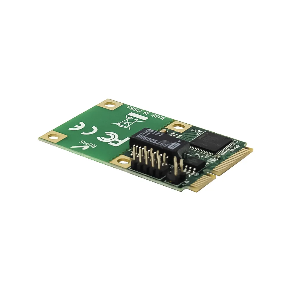 SUNWEIT ST7237 Mini carte LAN PCIe adaptateur 1G avec jeu de puces Intel 82574 pour serveur cartes réseau filaires internes en Stock