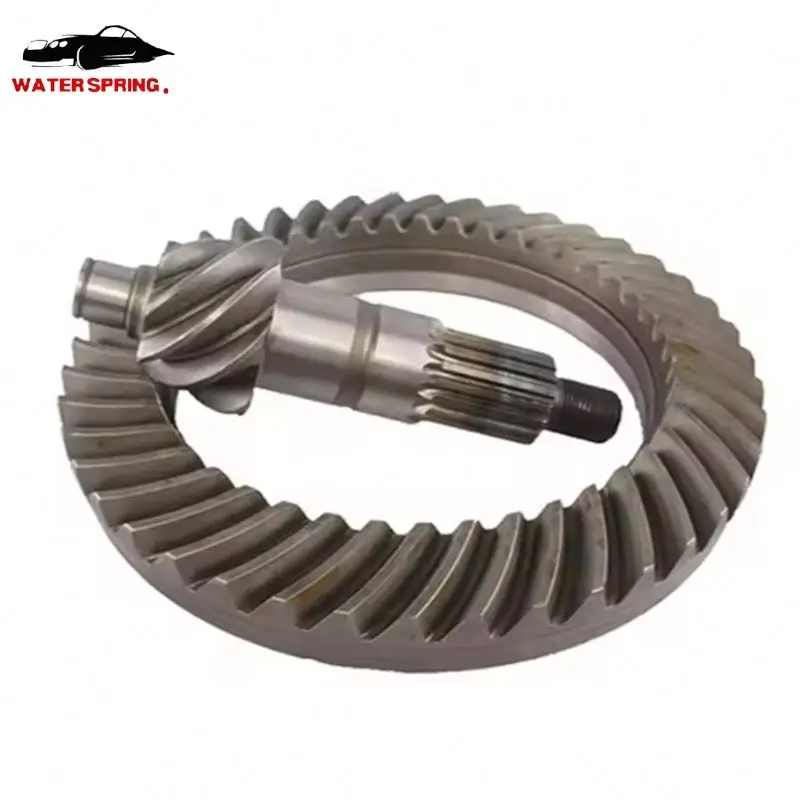 Rear Axle Crown Pinion Gear 8/39 9/41 10/43 Ratio for Hilux Hiace Differential Gear Set High Precision Forging