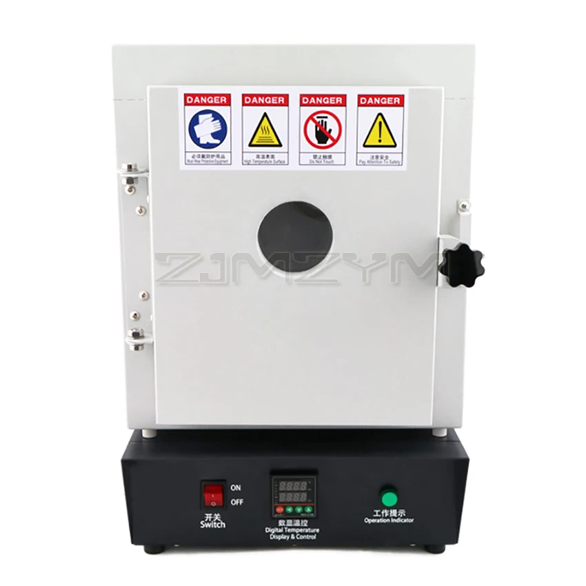 1150℃ Heating Furnace with Observation Window 1750W Constant Temperature Oven For Jewelry Mold Casting MuffleFurnace