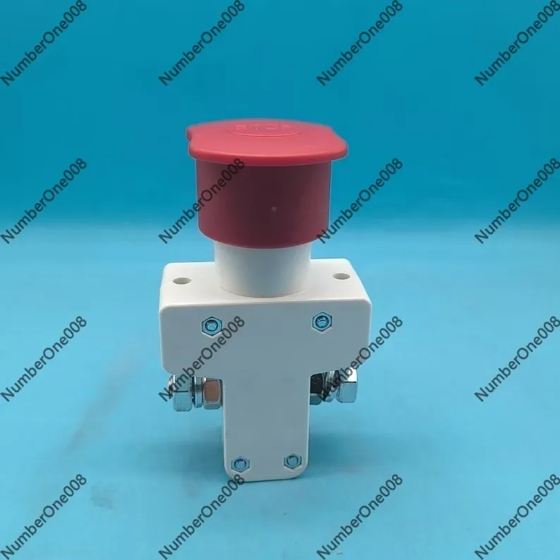 ED100 Emergency Stop Switch, 48V 100A Push Button Kill Switch for Electric Pallet Truck Forklift, Industrial Safety Disconnect 5