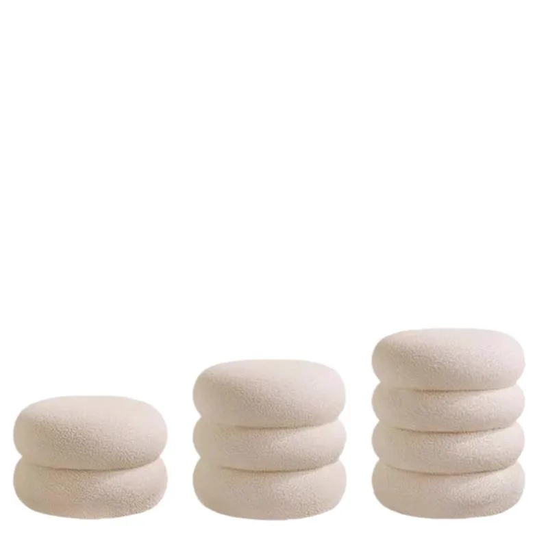 

Internet celebrity children's lamb wool bench