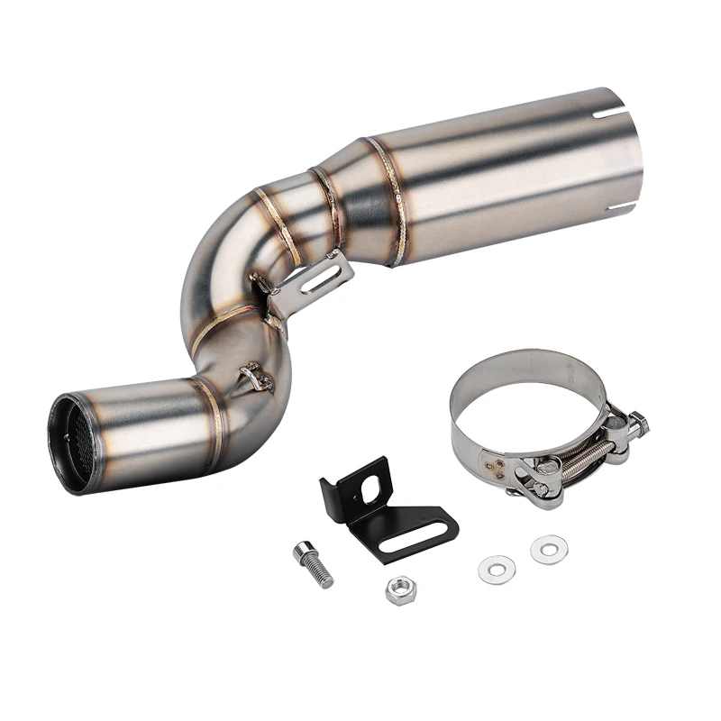Motorcycle Exhaust System Espace Moto 50.8mm Middle Link Pipe Slip On For KTM DUKE 125 250 390 GEN3 2024 2025 2026 image 3
