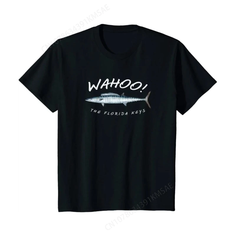 Cotton O-Neck Short Sleeve Casual Mens T-shirt Size S-5xl Wahoo Fish Florida Keys Fishing Islamorada Sport Anglers T-Shirt