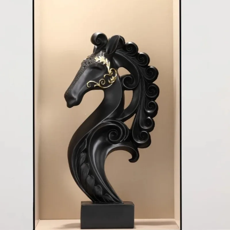 Creative Abstract Sculptures Modern Simple Luxury Art Sculptures Fashion Aesthetic Resin Statues Home Decoration Crafts