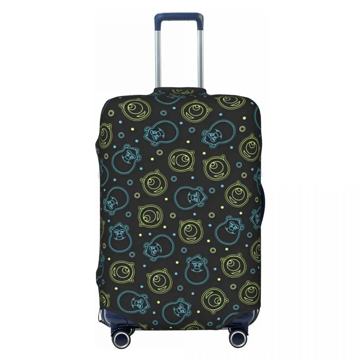 

University Monsters Inc Suitcase Cover Elastic Cruise Trip Protection Luggage Case Flight