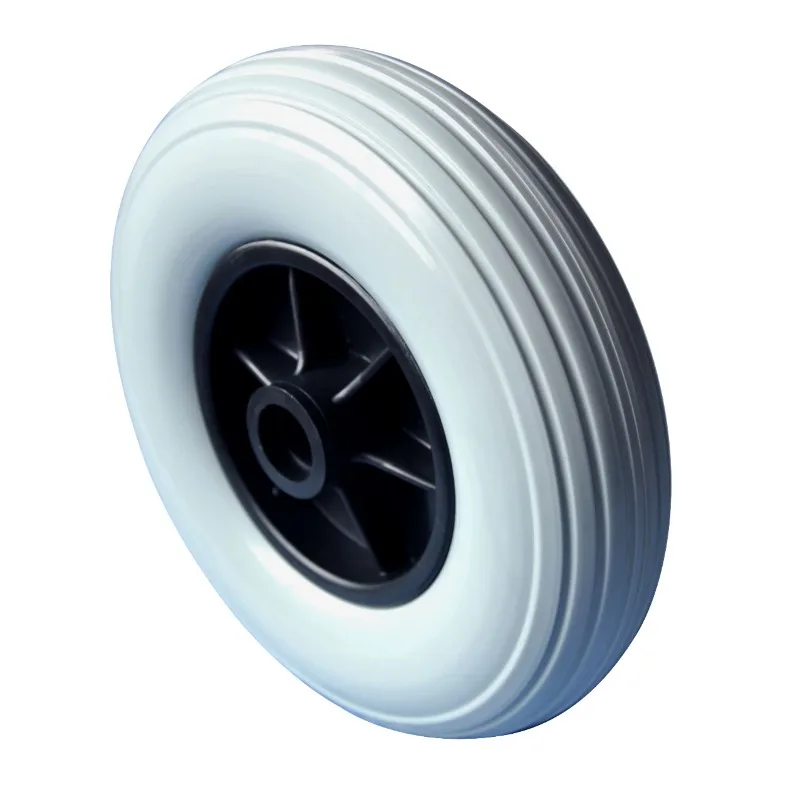 200×50mm Foamed Polyurethane Wheelchair Caster Wheel, Spare Part HJ8020050FPUSW