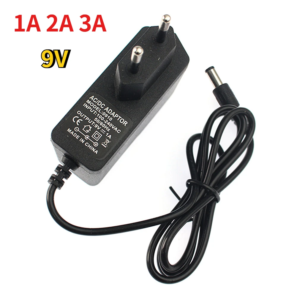 AC To DC 9V Switching Power Supply Adapter Charger AC DC 220V To 9 V Volt Universal Power Supply Source Charger 1A 2A 3A