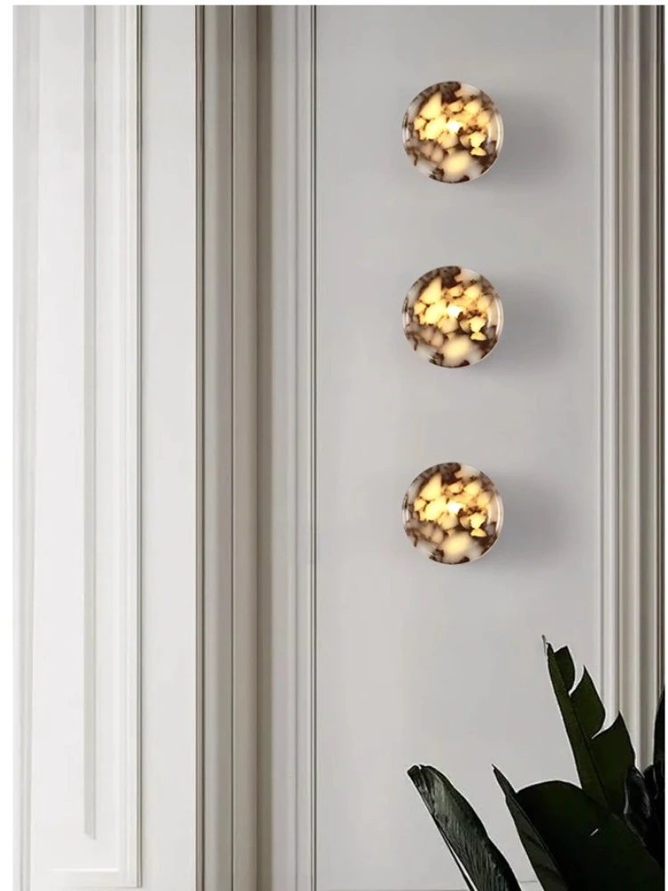 غرفة نوم بجانب السرير، ضوء بولغاري فاخر، شعور راقي، غرفة المعيشة، حائط الخلفية، ضوء الممر، الدرج، بالوعة الجدار #3