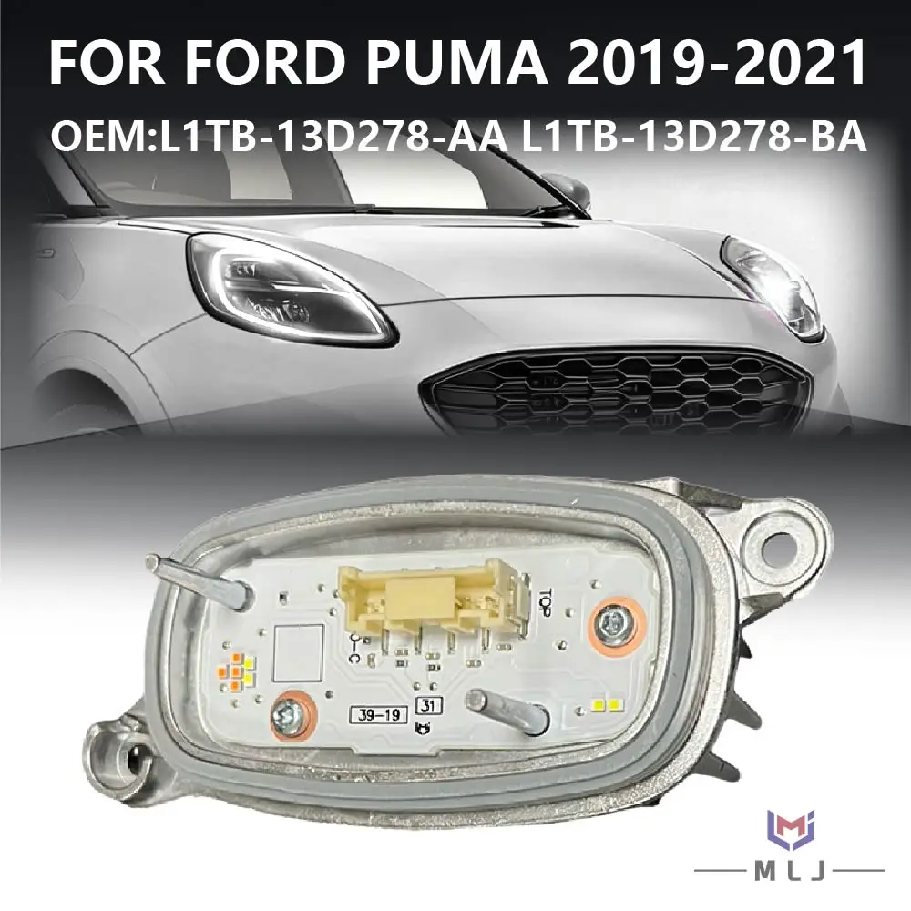 

L1TB-13D278-AA L1TB-13D278-BA Для Ford Puma 2019-2021: Модуль белого светодиодного дневного ходового огня (ангельские глазки) для фар, автомобильные аксессуары