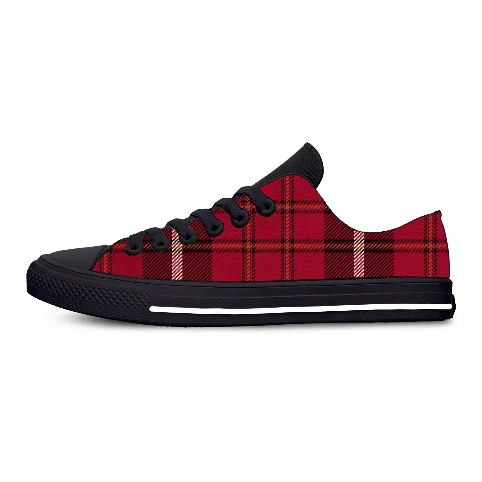 

Hot Scottish PLAID ROYAL STEWART TARTAN Cool Fashion Casual Shoes Low Top Breathable Men Women Sneakers Lightweight Board Shoes