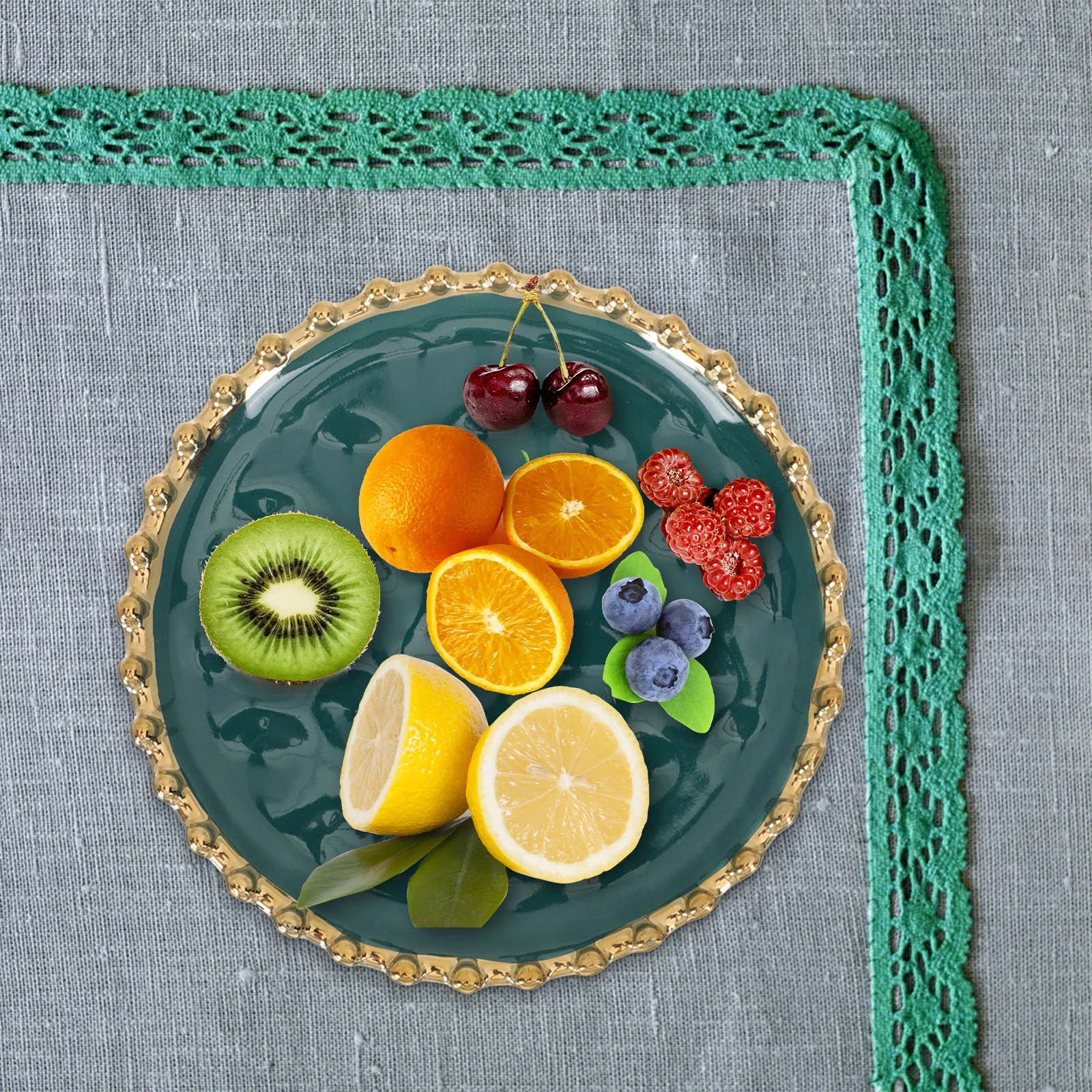 

Dim Sum Plate Dessert Round Breakfast Dish Ceramic Food Steak Appetizer White Serving Platters