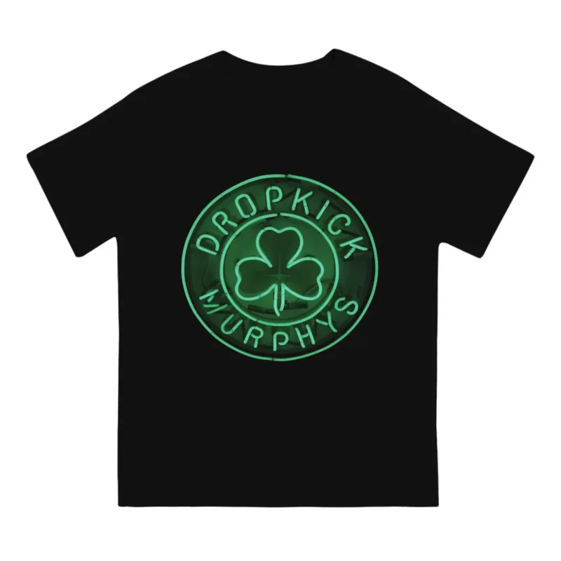 Green Light Rock Band Logo T-Shirt Dropkick Murphys Leisure Tee Shirt O Neck Short Sleeve T Shirt Graphic Printed Clothing