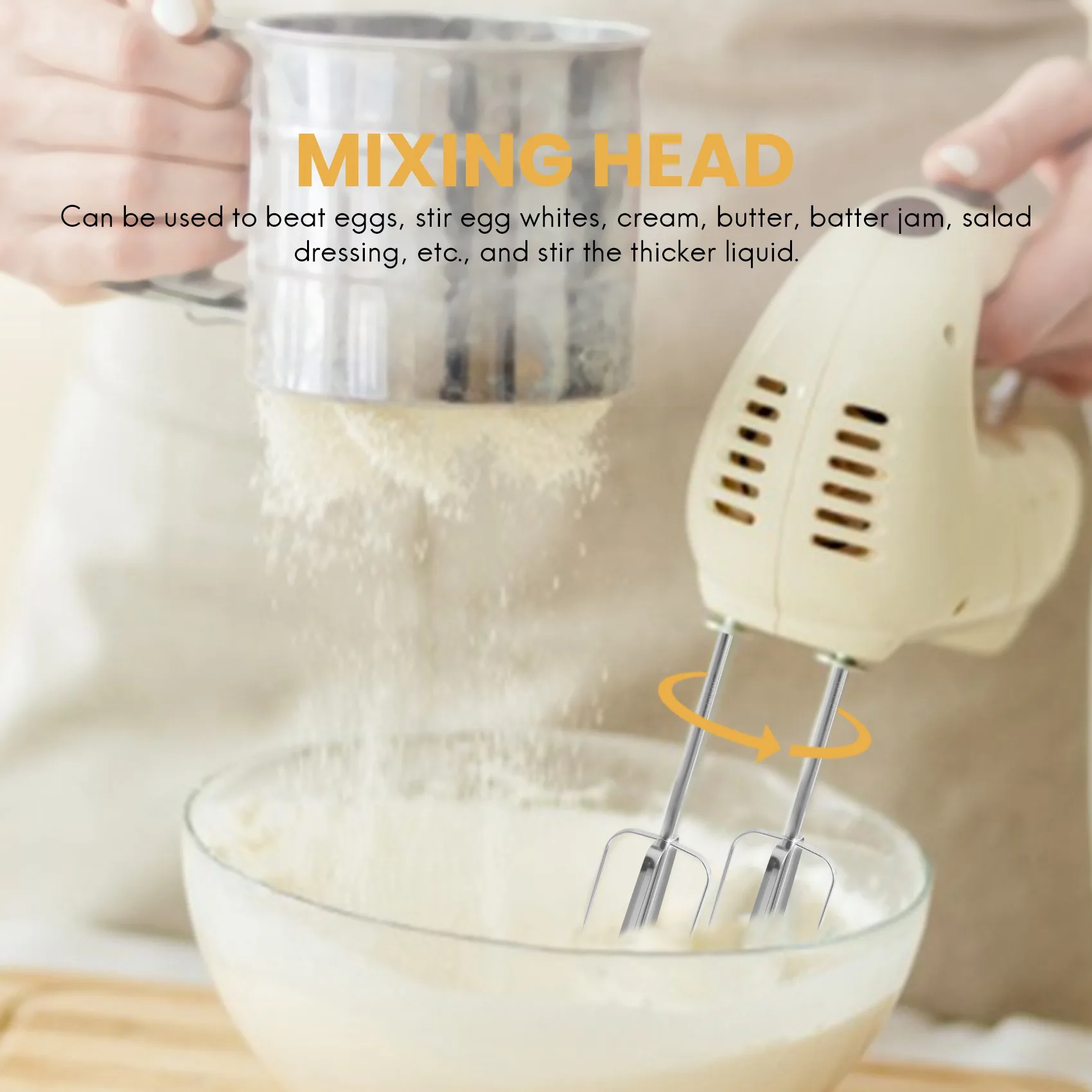 ยอดนิยมไข่ Beater/Beater Whisk สําหรับ Kenwood HM520/Tefal Handheld Mixer เครื่องผสมไฟฟ้าเปลี่ยนสิ่งที่แนบมา