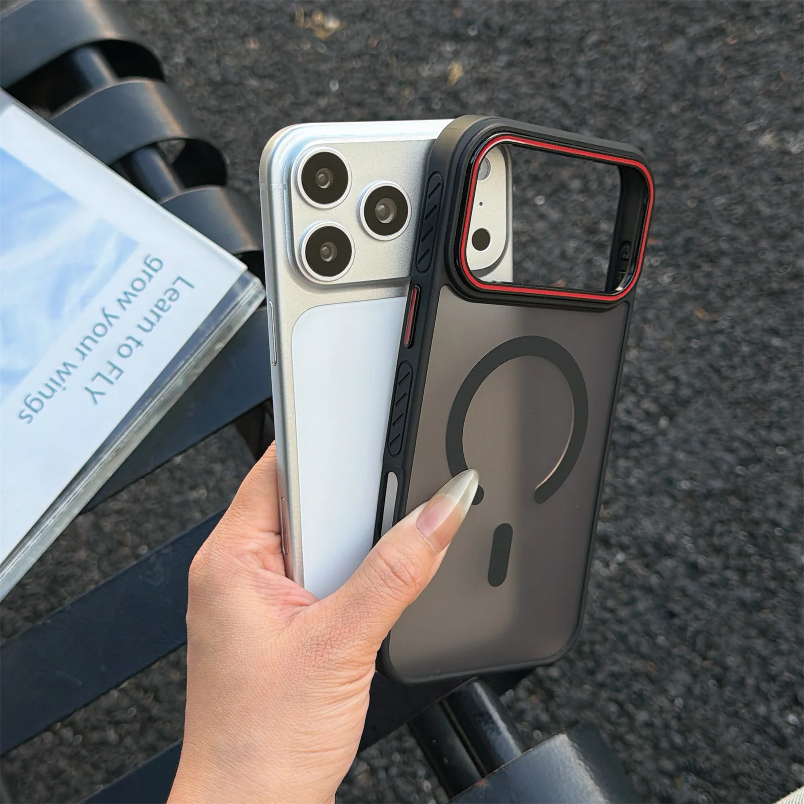 Magnetic Matte Phone Case for Apple IPhone 11 12 13 14 15 16 17 Pro Max Plus for MagSafe Protective Slim Thin Hard Cover