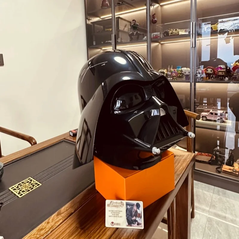 

Star Wars Jedi Dark Warrior Darth Vader 1:1 Helmet; Star Wars Lightsaber Cosplay Prop Model Collection Toy Festival Gift