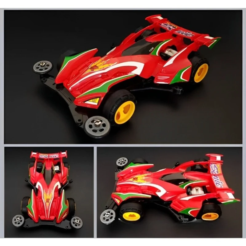 

Mini four-wheel drive Star model children's assembled racing spider king scale super assembled model car classic racing gift