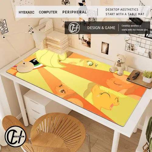 Imagen 2 del producto Alfombrilla de ratón My L-LittleS P-Ponies, alfombrilla de ratón con borde de bloqueo para videojuegos, alfombrilla grande de goma para ordenador portátil, alfombrilla de escritorio para ordenador portátil