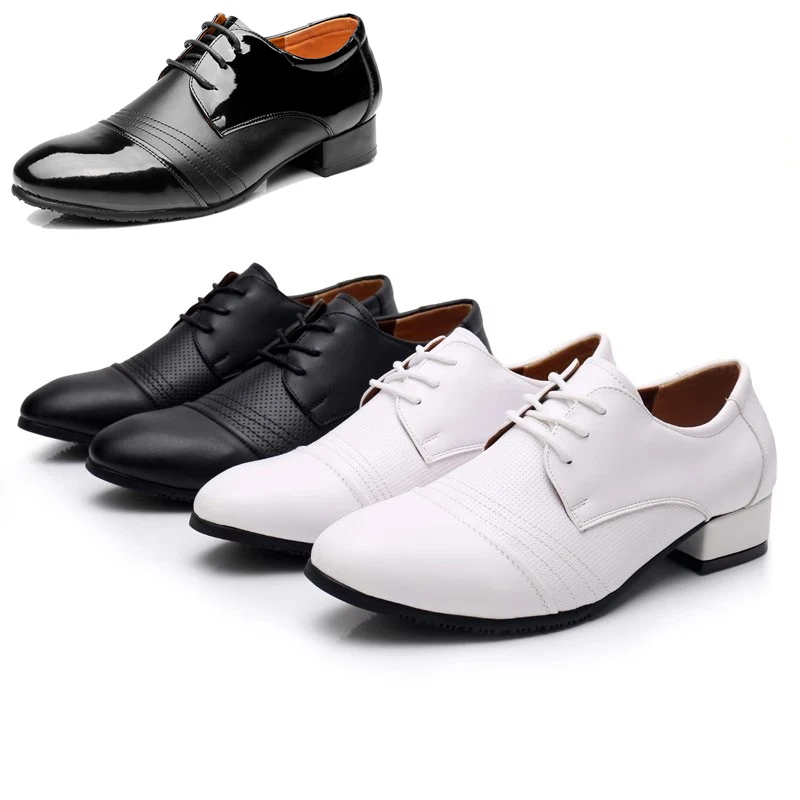 Square Dance Shoes Ballroom Modern Dance Shoes For Men Sailor Breathable Sneakers Male Latin Dance Shoes Tango Leather Shoes