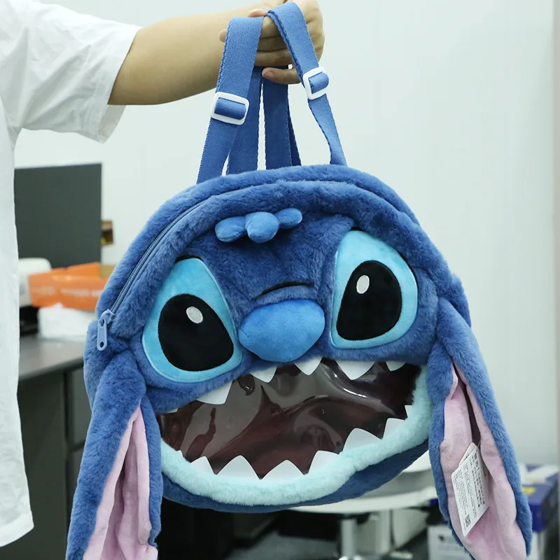 Nowa Modna Urocza Torebka Damska Disney Stitch Kawaii, Uniwersalna Torebka Codzienna na Podróże