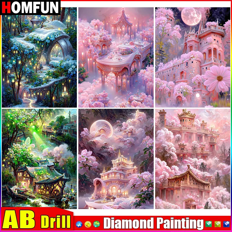 HOMFUN AB Diamond Painting 