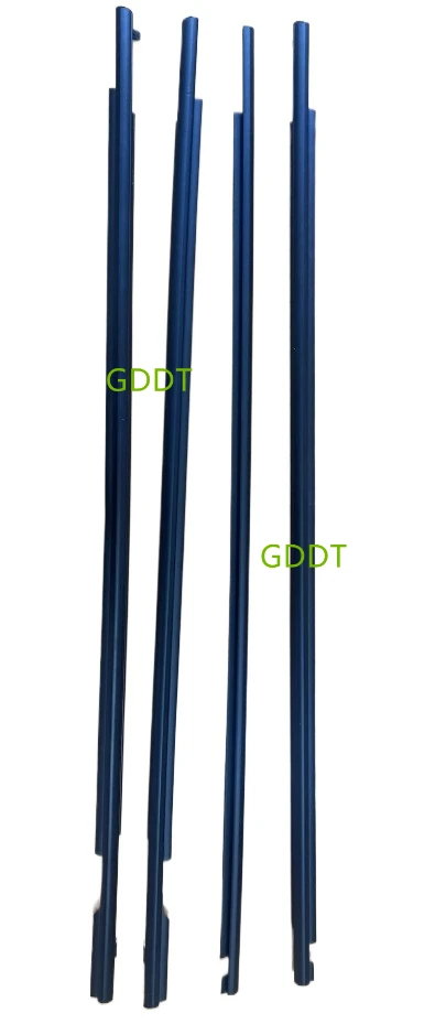 4 Pcs Window Moulding Trim Belt for Toyota Wish 2010-2017 ZNE10 ZGE20 ZGE21 Glass Rubber Weatherstrip 75711-68021 101cm 99cm