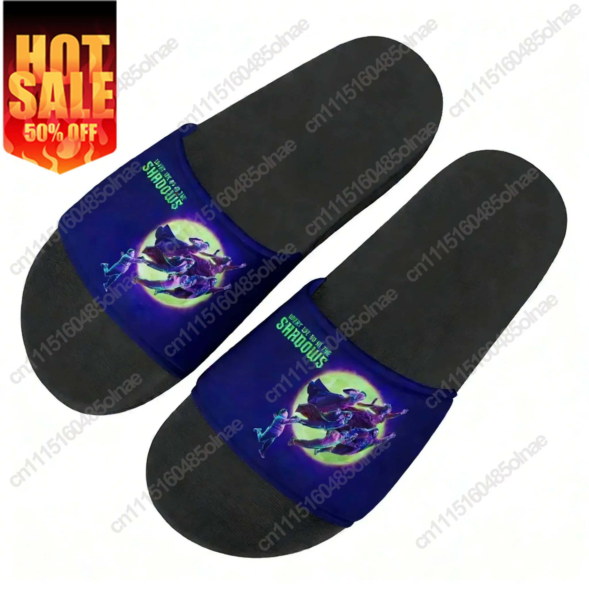 What We Do In The Shadows Flip Flops Home Slipper Mens Womens Teenager Family Slippers Bathroom Pool Casual Sandals Custom Shoes