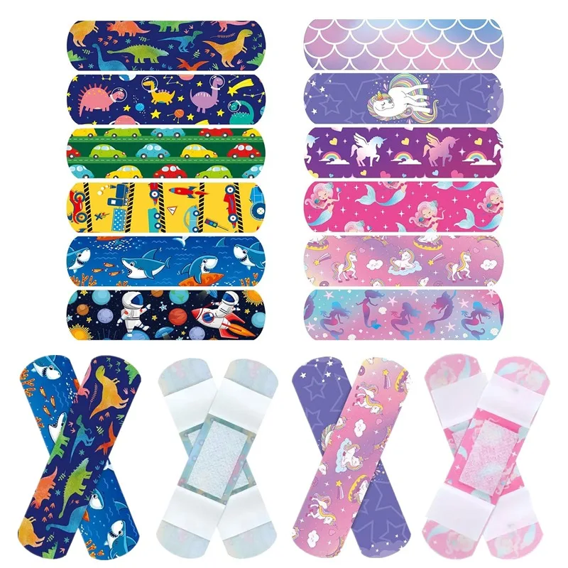 30pcs/set Cartoon Band Aid for Kids Cute Wound Dressing Patch Sticking Plaster Waterproof Adhesive Bandages Curita Infantil