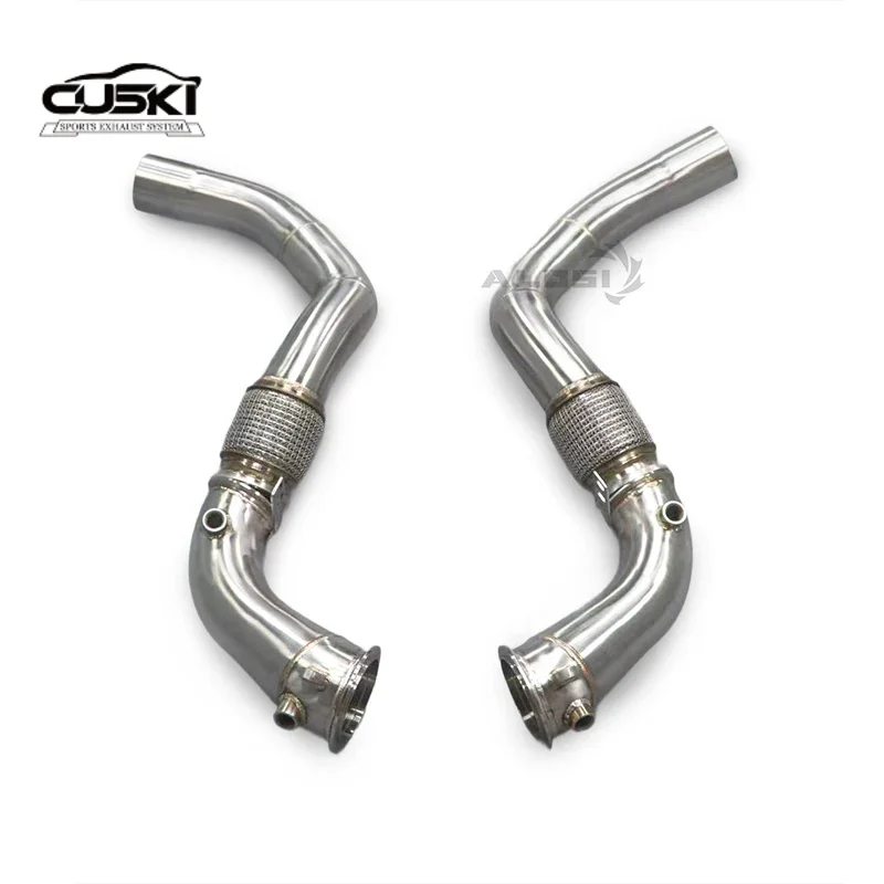 Downspout di scarico adatto per BBMW X5M F95 4.4TT 2020-2024 raccordi di scarico in acciaio inossidabile sistema di scarico
