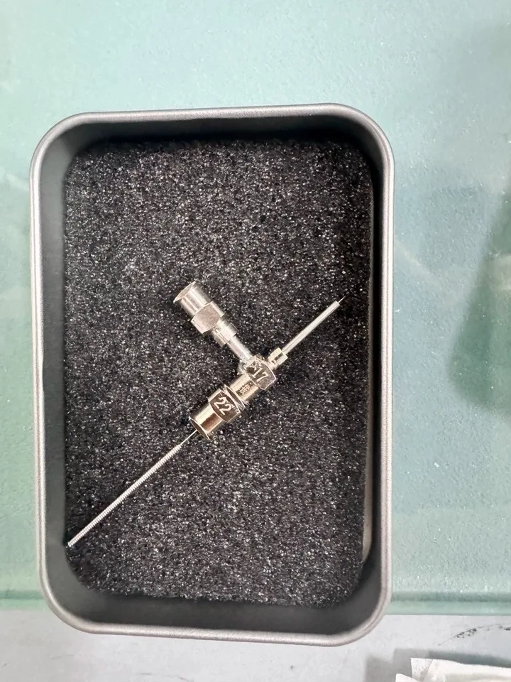 Tri-coaxial Needle for Electrospinning with Dual Needle Holder Inlet Nozzle Multi-layer Coaxial 3D-printed Microfluidic Device