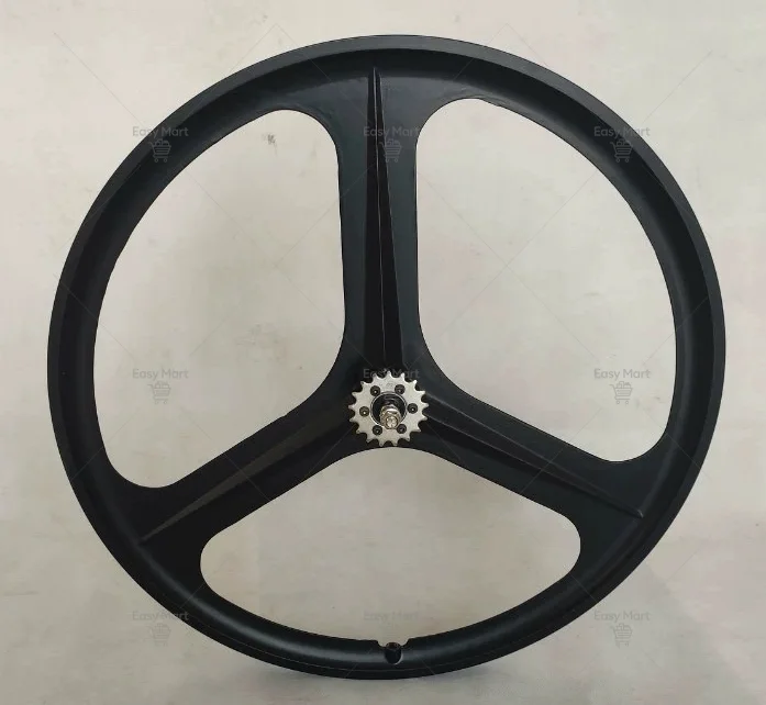 700C Dead Flying Bicycle Three-knife Integrated Bicycle Wheel Set Dead Flying Bicycle Front Wheel Rear Wheel