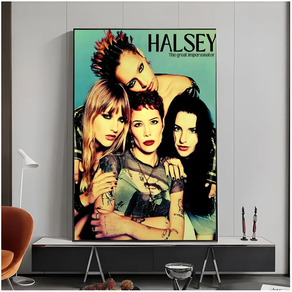 alternativepop singer H-Halsey Poster Living Room Bedroom Decorative Print Unframed Decor