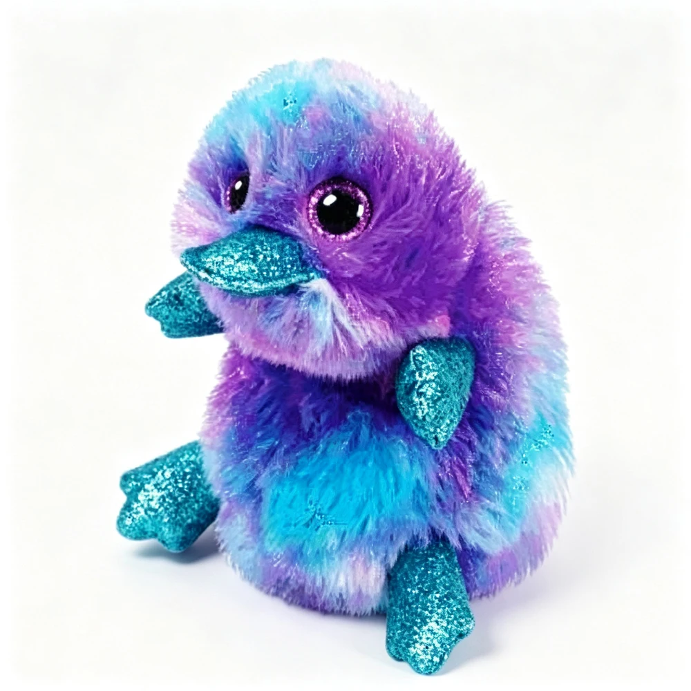 Ty Beanie Boos Yapper The Platypus Stuffed Plush Doll, Big Sparkle Eyes Soft Toy Kids Birthday Christmas Gift