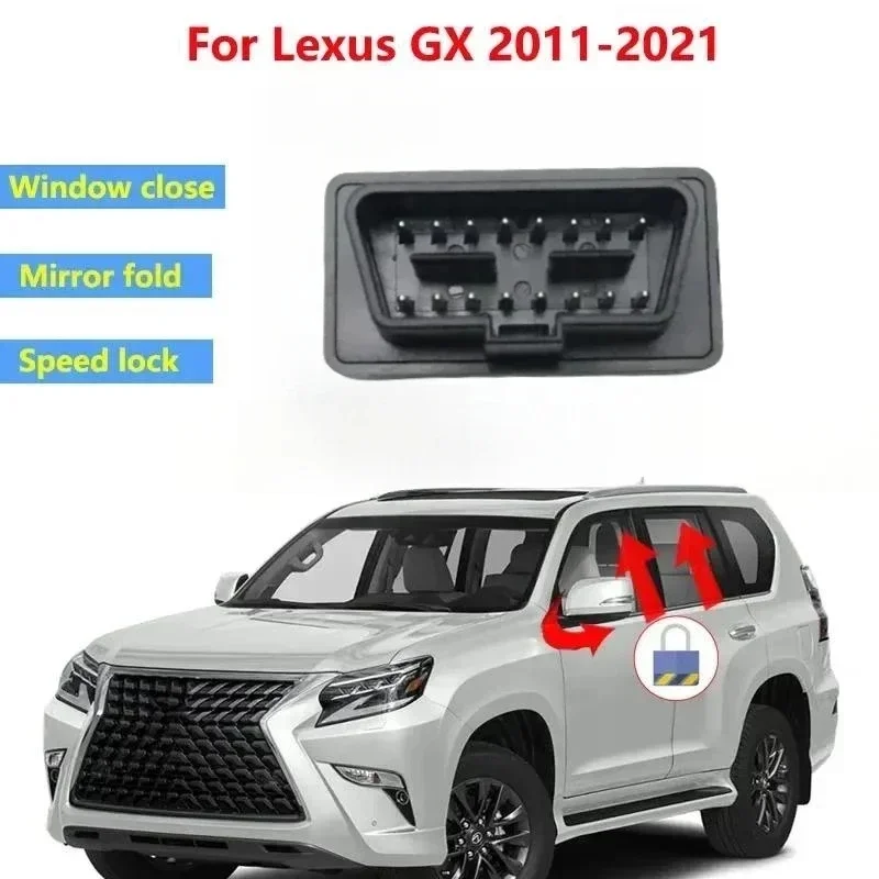 Module For Lexus GX GX400 GX460 2011-2023 Auto Window Close Open, Mirror Fold Unfold, Speed Lock & Door Unlock Car Accessories