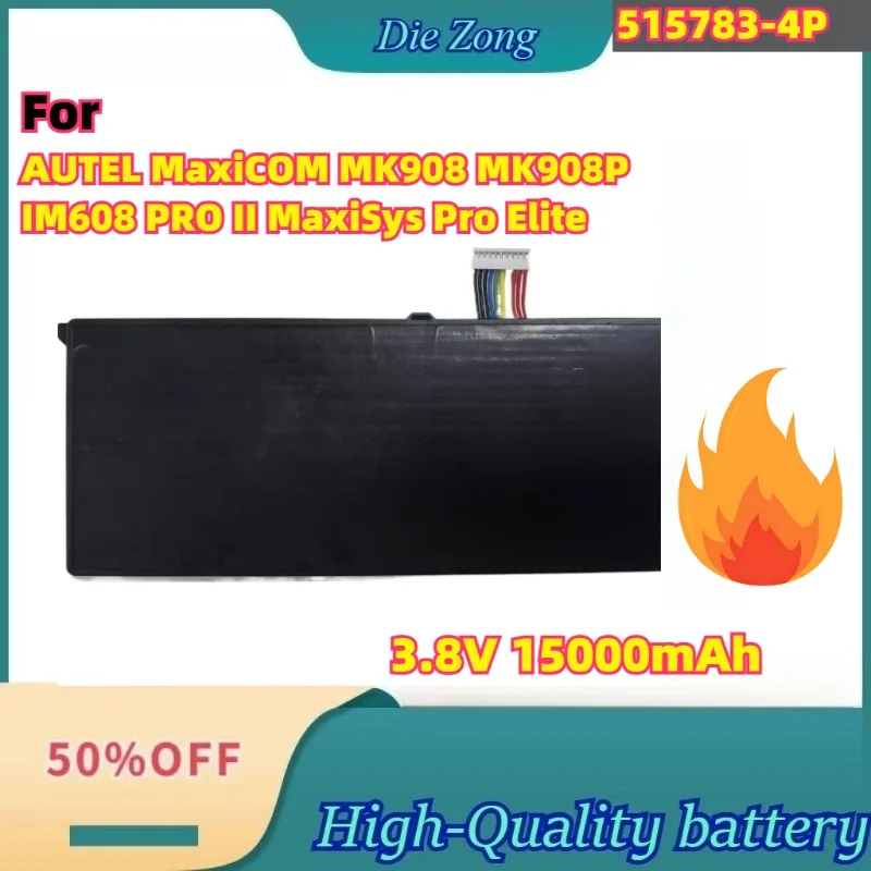 

Новая батарея 3.8V 15000mAh 57Wh 515783-4P для AUTEL MaxiCOM MK908 MK908P IM608 PRO II MaxiSys Pro Elite